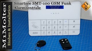 Installation Alarmzentrale  Smartsee SMT100 GSM Funk Teil 2 von M1Molter [upl. by Peregrine722]