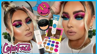 NEW CAKEFACE Cosmetics Eyeshadow Palette TESTED 💝  Makeup Tutorial [upl. by Rats]