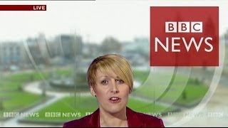 That sinking feeling  Reporter sinks live on air  BBC News [upl. by Seravat]