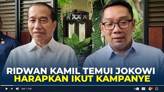 Ridwan Kamil Temui Jokowi Harapkan Ikut Kampanye Hasil Survei LSI Mesin KIM Plus Kurang Efektif [upl. by Hselin]