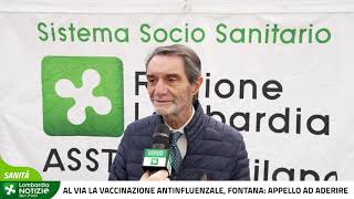 Al via la vaccinazione antinfluenzale Fontana appello ad aderire [upl. by Suirauqed]