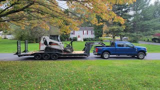 Ford 73 Godzilla F250 towing [upl. by Aizat711]