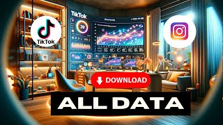 How To Download Tiktok Analytics Data Tokbackup  Tutorial 2024 [upl. by Scopp]