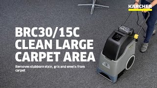 Karcher BRC3015C  Carpet Cleaners  How to use the carpet cleaner BRC 30 15 C [upl. by Jehias]