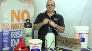 How to fix rising damp  Damp Proof Cream  DPC Cream [upl. by Nettirb]