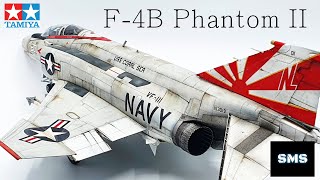 Tamiya NEW 148 F4B Phantom II VF111 Full build aircraft model kit 61121 [upl. by Kennedy]