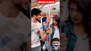 Badtameezi In Metro 😱🤣 shorts funny comedy [upl. by Aneleve707]