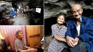 Meet the Chinese couple who have lived in a cave for 54 YEARS and refuse to move [upl. by Alleacim540]