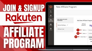 How To Join amp Sign Up For Rakuten Affiliate Program New Way 2023 [upl. by Ashford]