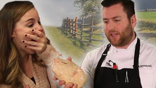 People Try Foie Gras For The First Time [upl. by Gregor]