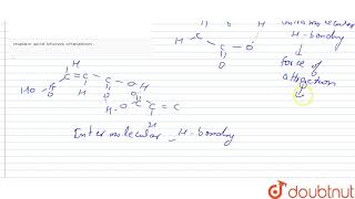 Maleic acid is stronger than fumaric acid because [upl. by Eizzik244]