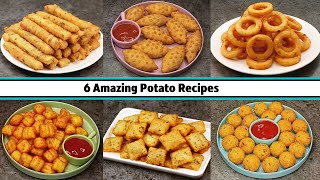 6 Amazing Potato Recipes Cheap amp Delicious Potato Snacks You Can Cook Everyday PandS [upl. by Hgielime]