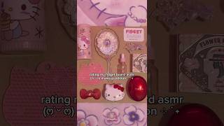 rating my fidget board asmr makeup edition🩷💄diyfidgetasmrfypfidgetboardkawaiisanriomakeup [upl. by Navoj149]