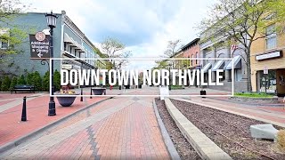 Living In Northville Michigan  A Downtown Tour  Walking Through Northville Michigan [upl. by Ahto907]