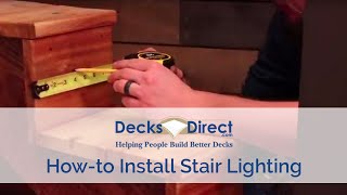 How To Install StairStep Lighting [upl. by Netsriik744]