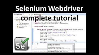 Selenium Tutorial For Beginners  Selenium Webdriver TutorialSelenium with JavaSelenium WebDriver [upl. by Adrahs]