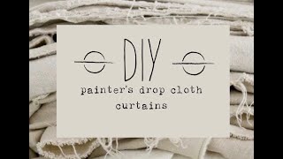 DIY painter’s drop cloth curtains for my Coleman pop up camper [upl. by Gracia]