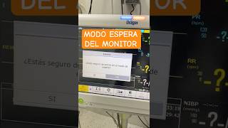 Programando el modo espera del monitor estudiantedeenfermeria estudiantedemedicina [upl. by Senhauser]