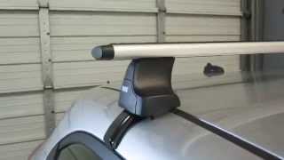 KIA Rio 5 Door with Thule 480R AeroBlade Base Roof Rack by Rack Outfitters [upl. by Tat910]