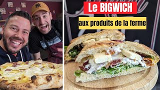 La PIZZASANDWICH XXL  une FOLIE CULINAIRE en Seine et Marne  VLOG 1474 [upl. by Cathlene]