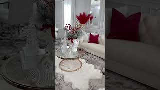 Christmas ready decor  red and white decor  best Christmas gift ideas  get ready for Christmas [upl. by Obmar]