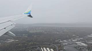 Landing at SeaTac Airport Seattle Washington [upl. by Siari]