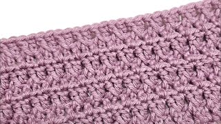 EASY Crochet Stitch For Blankets And Scarfs ONE ROW REPEAT Beehive Stitch Tutorial [upl. by Naniac]