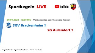 SKV Brackenheim 1  SG Aulendorf 1 Verbandsliga Frauen [upl. by Lyudmila]