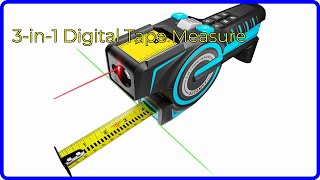 REVIEW 2024 3in1 Digital Tape Measure ESSENTIAL details [upl. by Kosel]