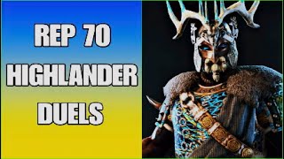 Shaking off the rust  For Honor Rep 70 Highlander Duels [upl. by Blithe]