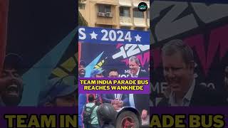 Team India Victory Parade Bus Reaches Wankhede Stadium  t20worldcup2024 ytshorts cricketnext [upl. by Ravo]