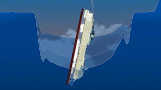 Simulation of a Seafloor Collapse in Floating Sandbox [upl. by Senior]