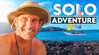 Solo Sailing Adventures on a Hobie 16 Catamaran in Bahia de Los Angeles  Micaiah Hardison [upl. by Jaehne]