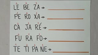 Lendo e escrevendo  Ordene as Sílabas  Aprendendo a Ler e Escrever  EJA [upl. by Hazen]