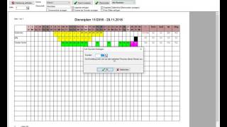 CADKAS Dienstplan 10  Dienstpläne für Mitarbeiter erstellen [upl. by Dyna]