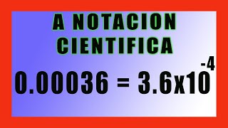 ✅👉 Decimal a Notacion cientifica [upl. by Jeroma]