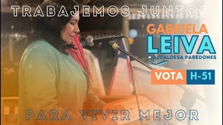 Candidata a alcaldesa por la comuna de Paredones Gabriela López Leiva [upl. by Annaeg]