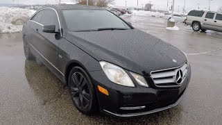 2012 Mercedes Benz E350 Coupé Black  Sunroof  Luxury  Martinsville Indiana  B0199A [upl. by Swanhildas399]