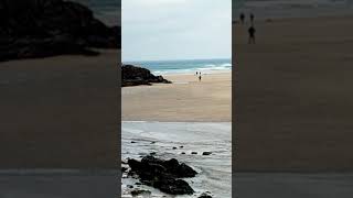 Perranporth Thursday early afternoon People enjoying their Autumn Cornish beach Walk 👊🙏👊🙏👊🙏 [upl. by Alyad550]