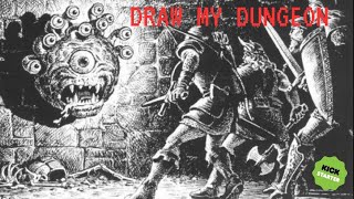 Draw My Dungeon  Kickstarter Project  Dungeon Crawler MUST [upl. by Combes]