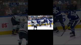 Marner does the grunt work and Matthews scores the goal with geometry leafs leafsforever [upl. by Kcirdnekel]