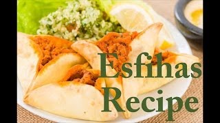 Easy Esfihas Recipe  Arabic Meat Pies [upl. by Heindrick]