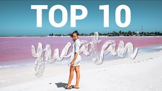 TOP 10 ORTE YUCATAN HALBINSEL MEXIKO die man gesehen haben sollte ∙ Reisetipps amp Sehenswürdigkeiten [upl. by Annorah]