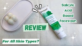 Saniderm Purifying Facewash Review  Salicylic Acid Facewash for Acne Skin [upl. by Merl]