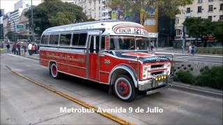 Desfile del Bicentenario con colectivos y ómnibus históricos [upl. by Roxy332]