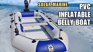 Solar Marine PVC Inflatable Belly Boat [upl. by Carny]