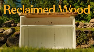 Building a SIDEBOARD from RECLAIMED PALLET WOOD [upl. by Addiel]