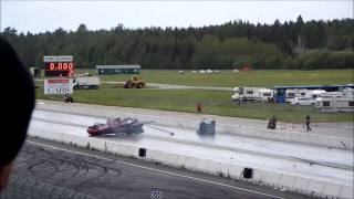 Tierp Arena Crash 7 Juni 2015 [upl. by Enileme]