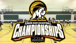 2019 Junior High Basketball Championships  Junior Boys  Sargent Park vs Meadows West [upl. by Eellah852]