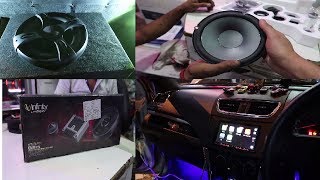 Installed New Music System Inside My Swift  Modified Maruti Swift  Woofer  Components Speakers [upl. by Kilam]